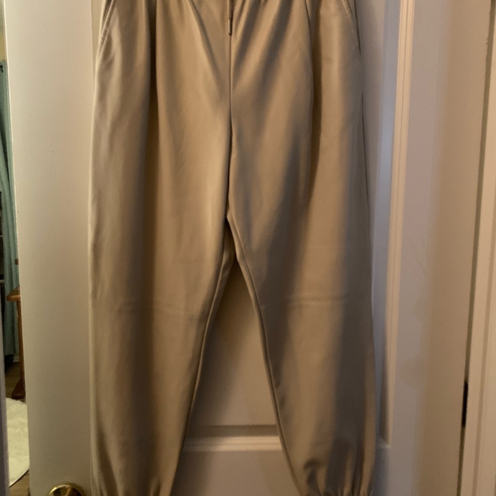 Zara women’s faux leather pants